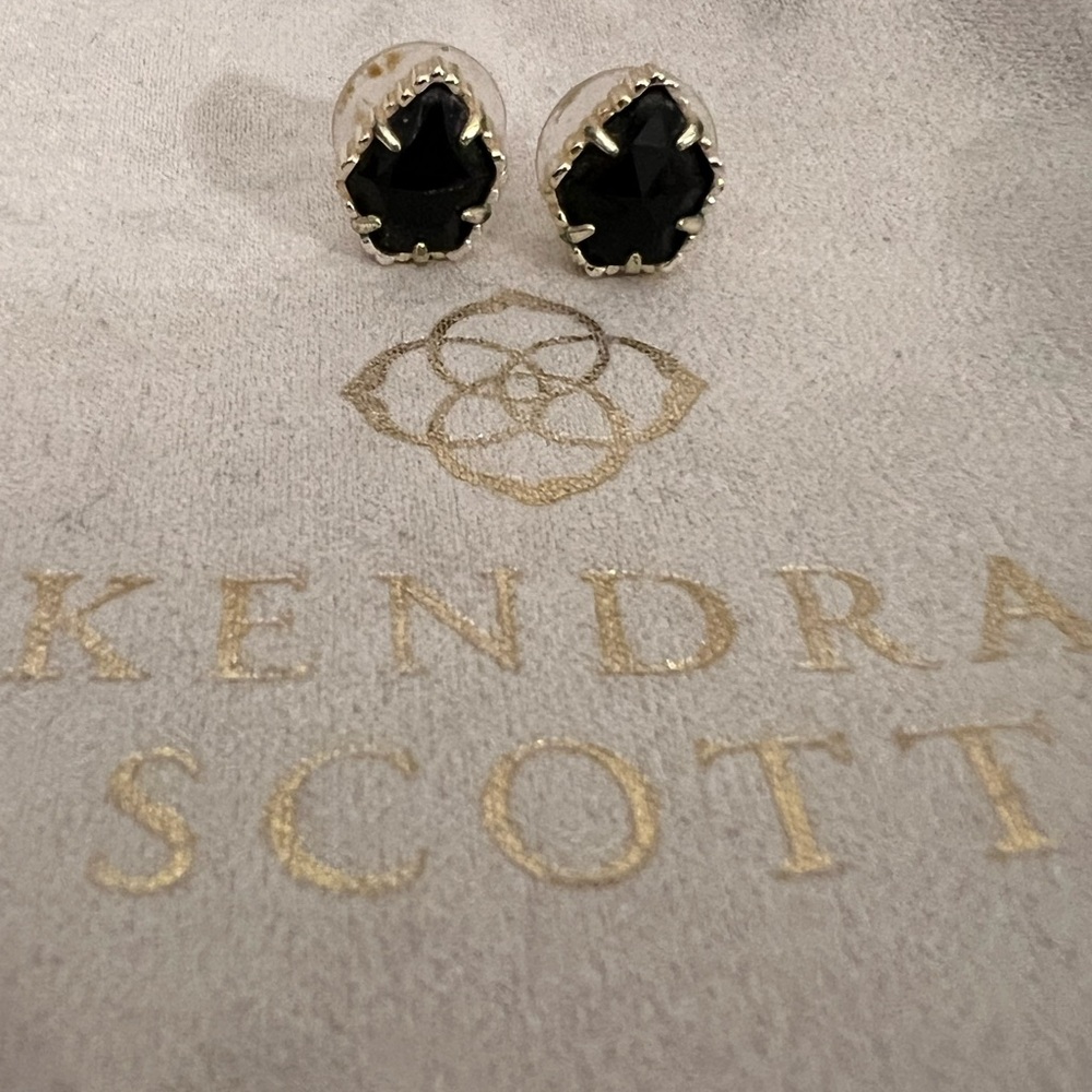 Kendra Scott Tessa Black Earrings